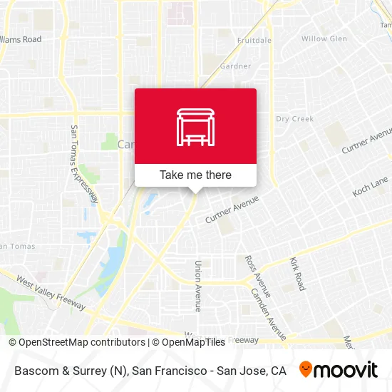 Bascom & Surrey (N) map
