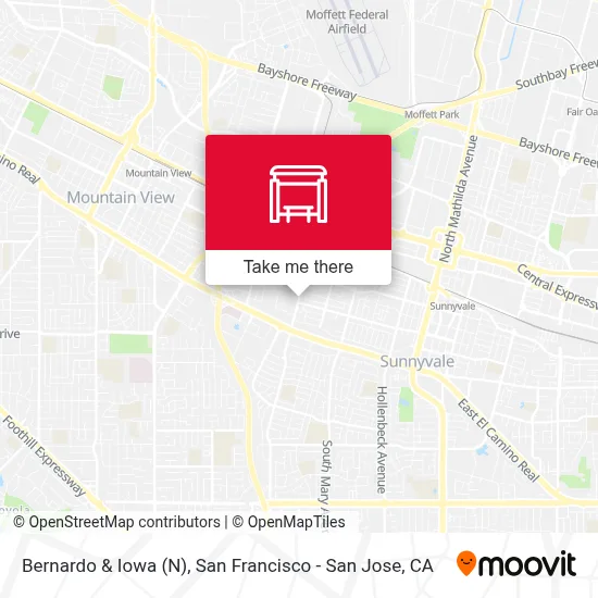 Bernardo & Iowa (N) map