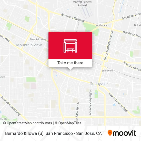 Bernardo & Iowa (S) map
