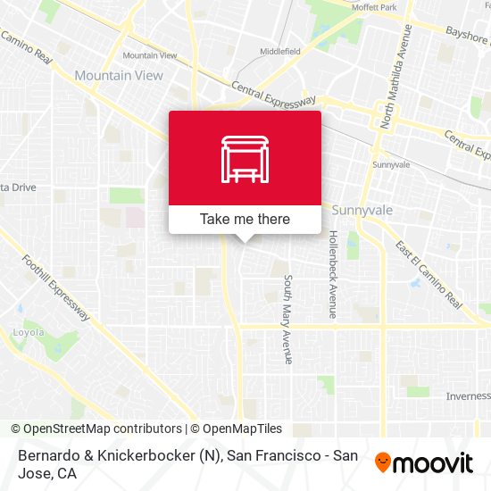 Bernardo & Knickerbocker (N) map