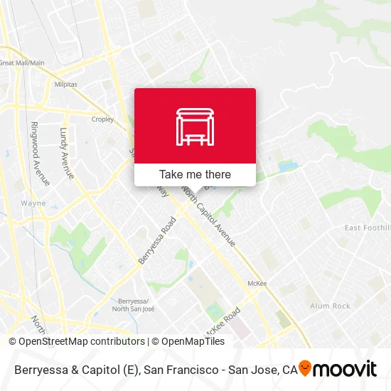 Mapa de Berryessa & Capitol (E)