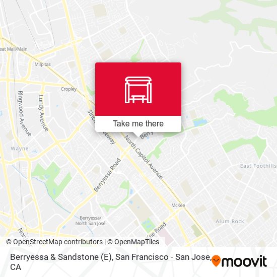 Berryessa & Sandstone (E) map