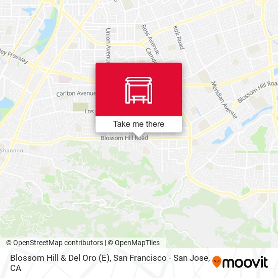 Blossom Hill & Del Oro (E) map