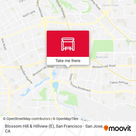 Blossom Hill & Hillview (E) map