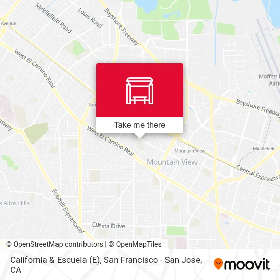 California & Escuela map