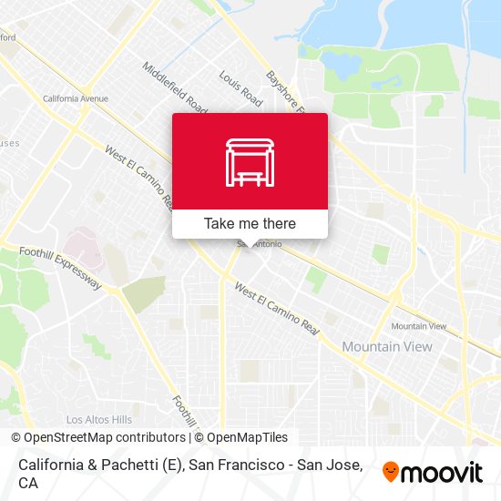 California & Pachetti (E) map