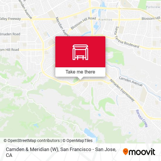 Mapa de Camden & Meridian (W)