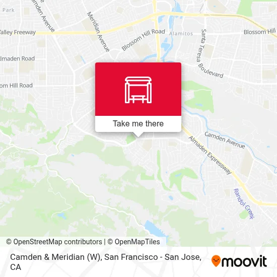 Camden & Meridian (W) map