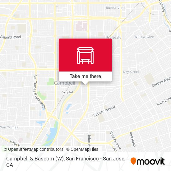 Campbell & Bascom (W) map