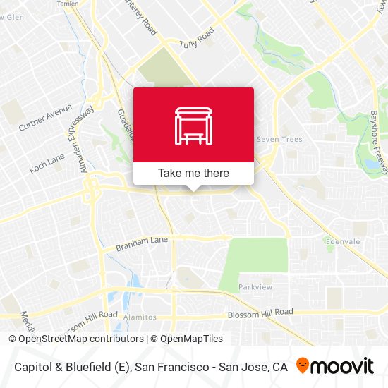 Capitol & Bluefield (E) map