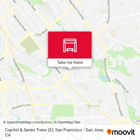 Mapa de Capitol & Seven Trees (E)