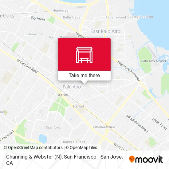 Channing & Webster (N) map