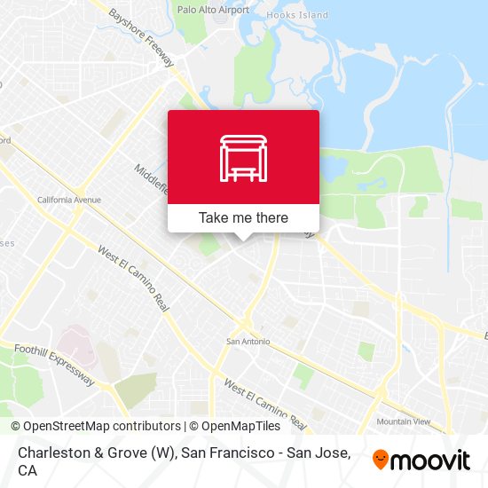 Charleston & Grove (W) map