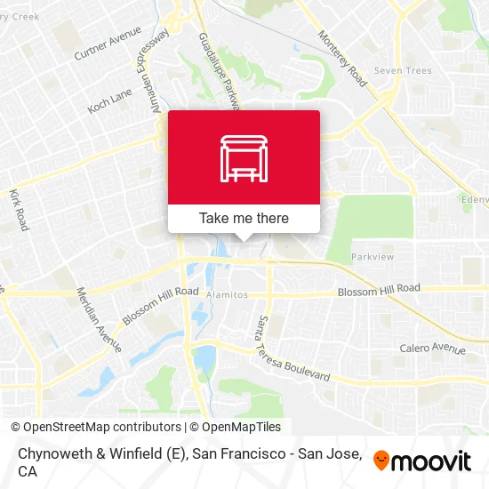 Chynoweth & Winfield (E) map