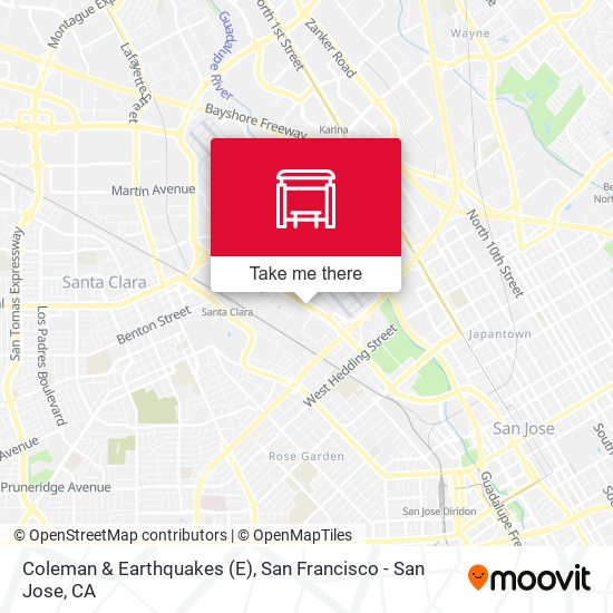 Coleman & Earthquakes map