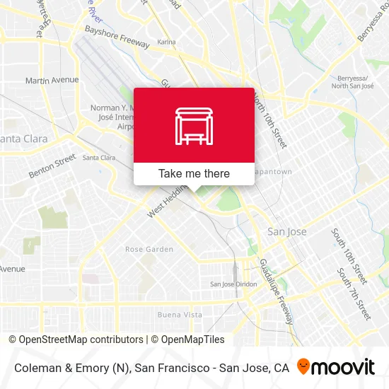 Coleman & Emory (N) map