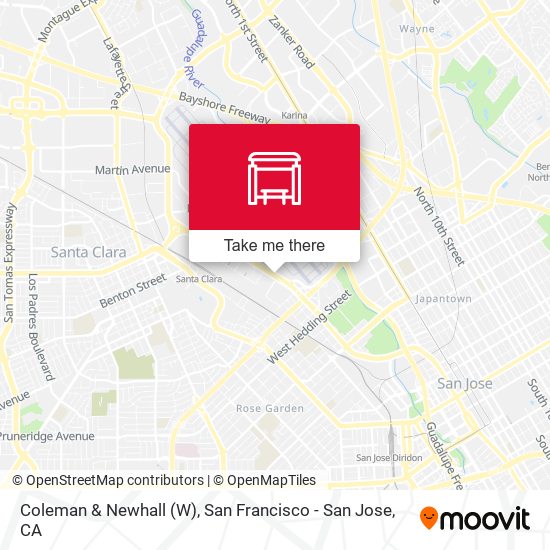 Coleman & Newhall (W) map