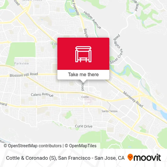 Cottle & Coronado (S) map