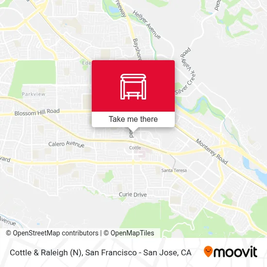 Cottle & Raleigh (N) map