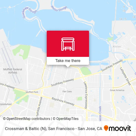 Crossman & Baltic (N) map