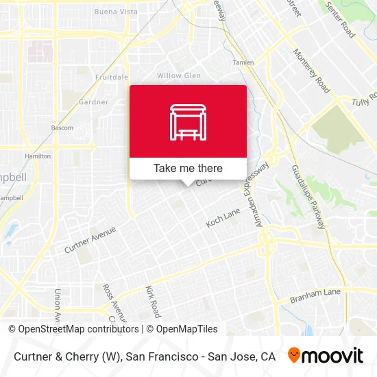 Curtner & Cherry (W) map