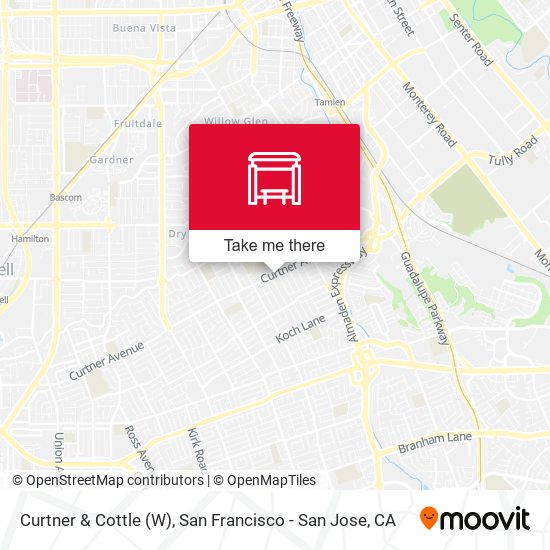 Curtner & Cottle (W) map