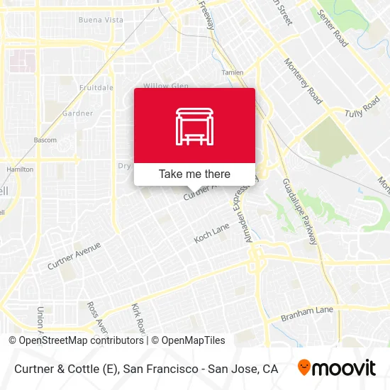 Curtner & Cottle (E) map