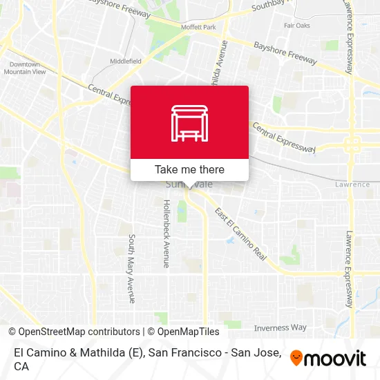 El Camino & Mathilda map