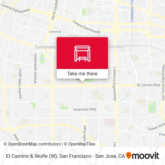 El Camino & Wolfe map