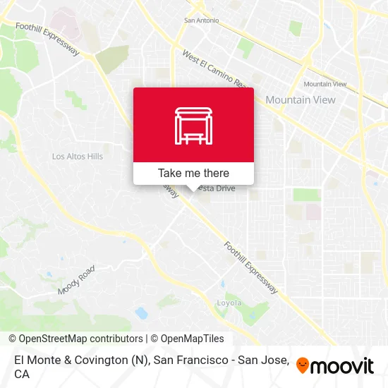 El Monte & Covington (N) map