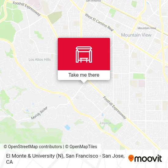El Monte & University (N) map