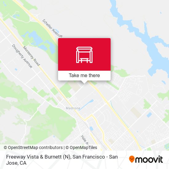 Freeway Vista & Burnett (N) map