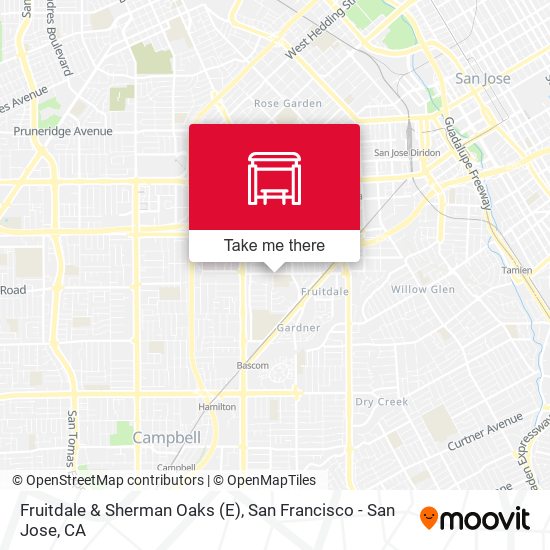 Fruitdale & Sherman Oaks (E) map