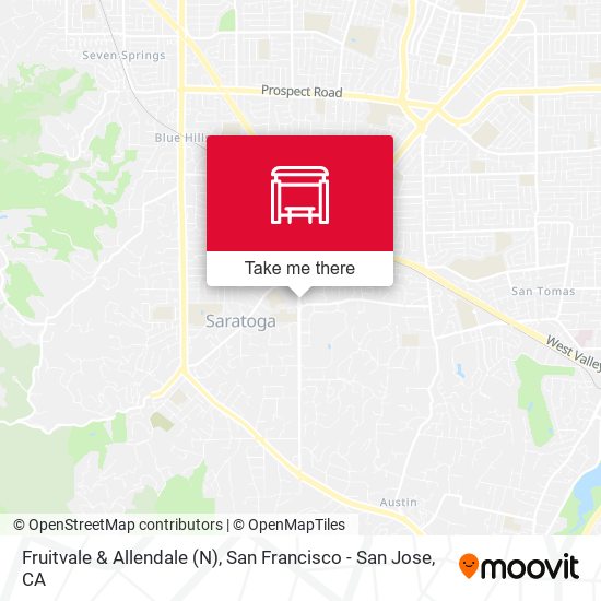 Fruitvale & Allendale (N) map