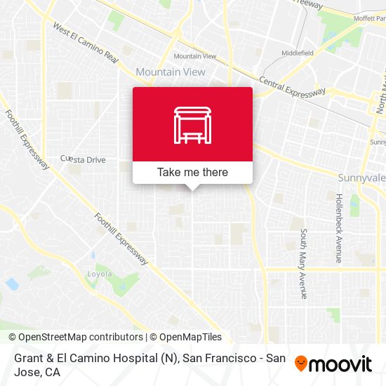 Mapa de Grant & El Camino Hospital (N)