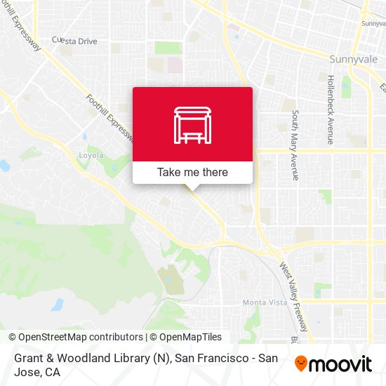 Mapa de Grant & Woodland Library (N)