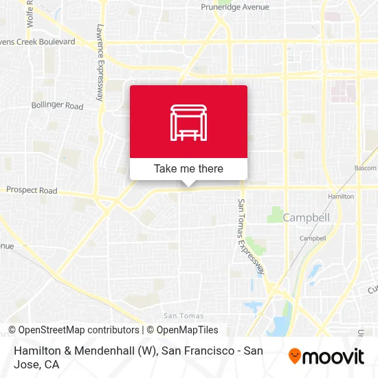 Hamilton & Mendenhall (W) map