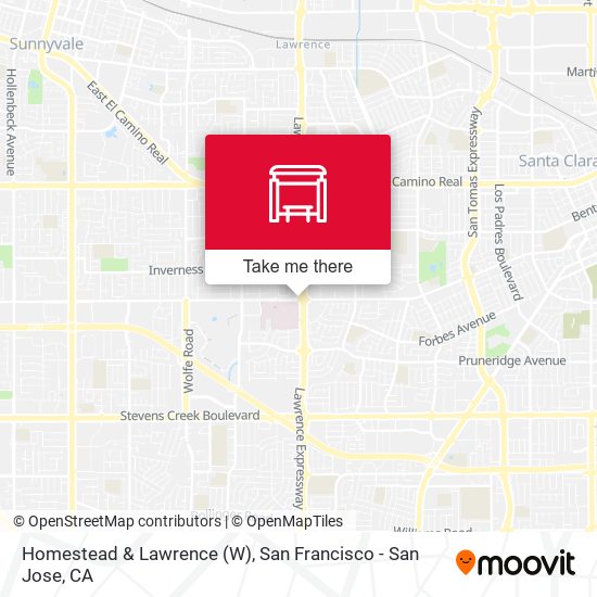 Homestead & Lawrence (W) map