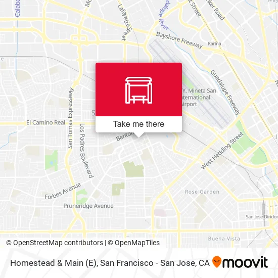 Homestead & Main (E) map
