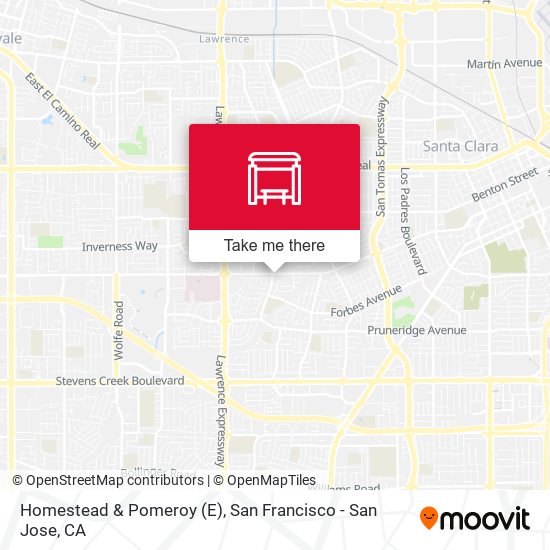 Homestead & Pomeroy (E) map