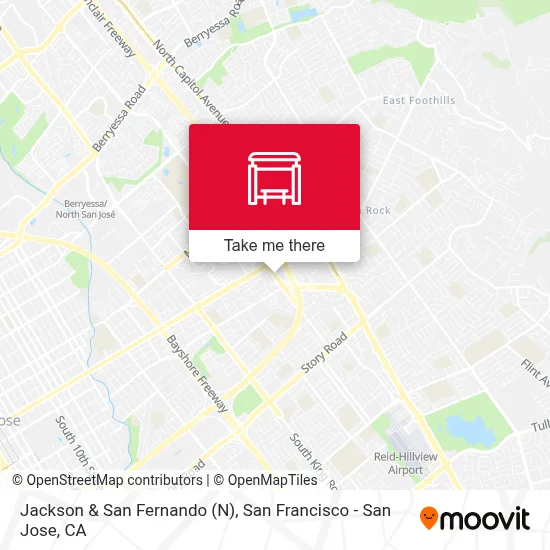Jackson & San Fernando (N) map
