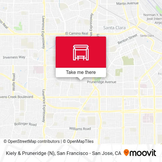 Kiely & Pruneridge (N) map
