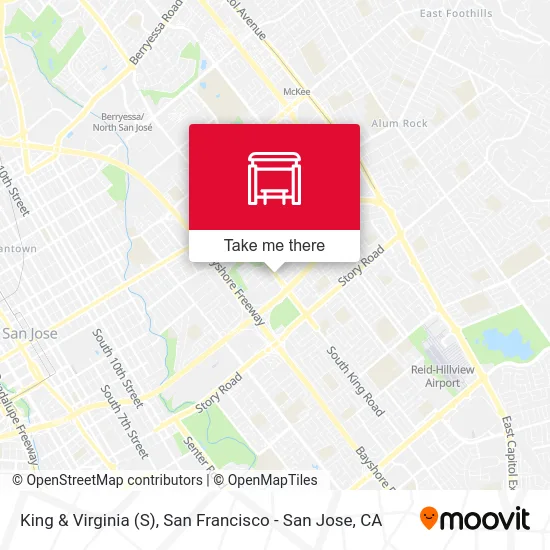 King & Virginia (S) map