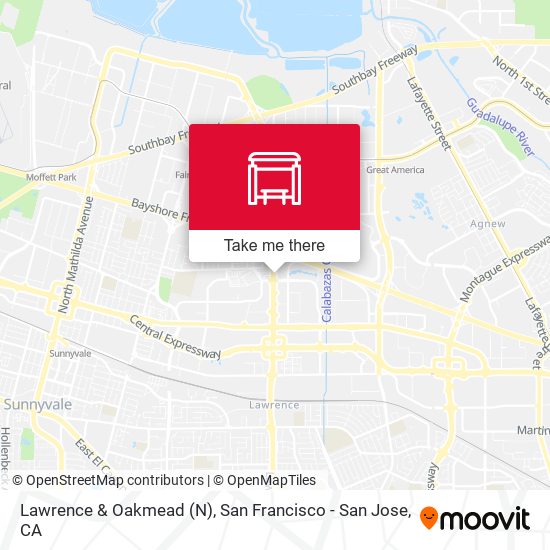 Lawrence & Oakmead (N) map