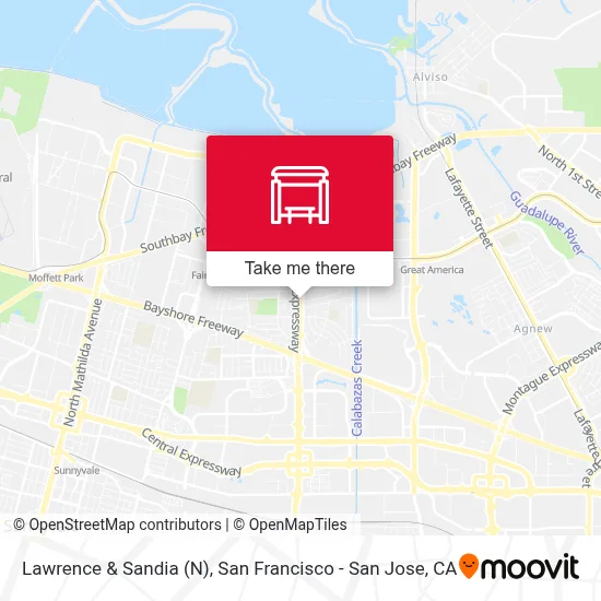 Lawrence & Sandia (N) map