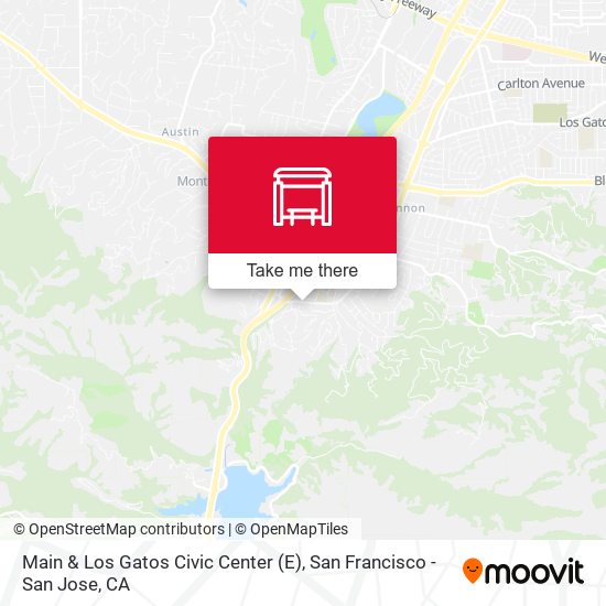Main & Los Gatos Civic Center (E) map
