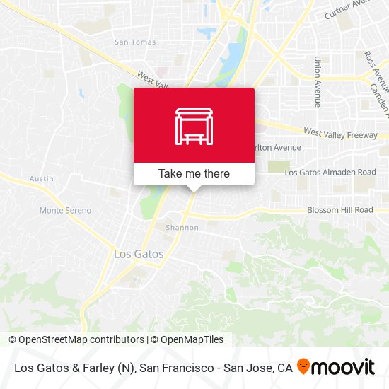 Los Gatos & Farley (N) map