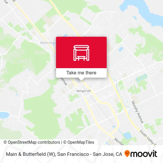 Main & Butterfield (W) map