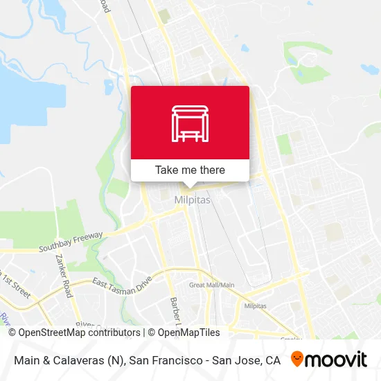 Main & Calaveras (N) map