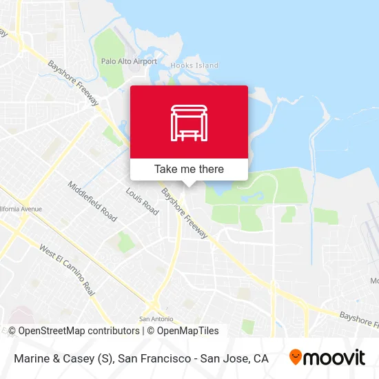 Marine & Casey (S) map